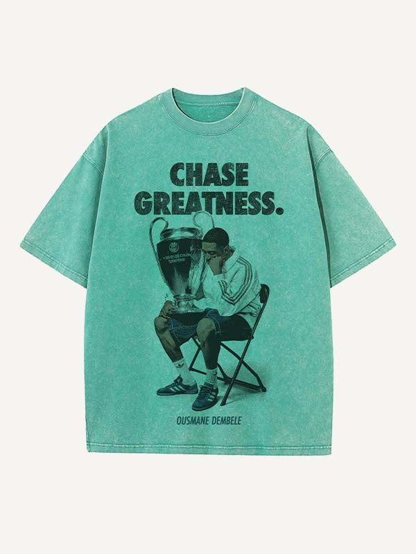 Ousmane Dembélé Print Round Neck T-shirt