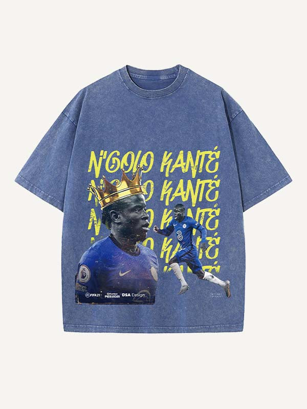 N'Golo Kanté Print Round Neck T-shirt