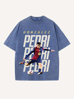 Pedri Print Round Neck T-shirt