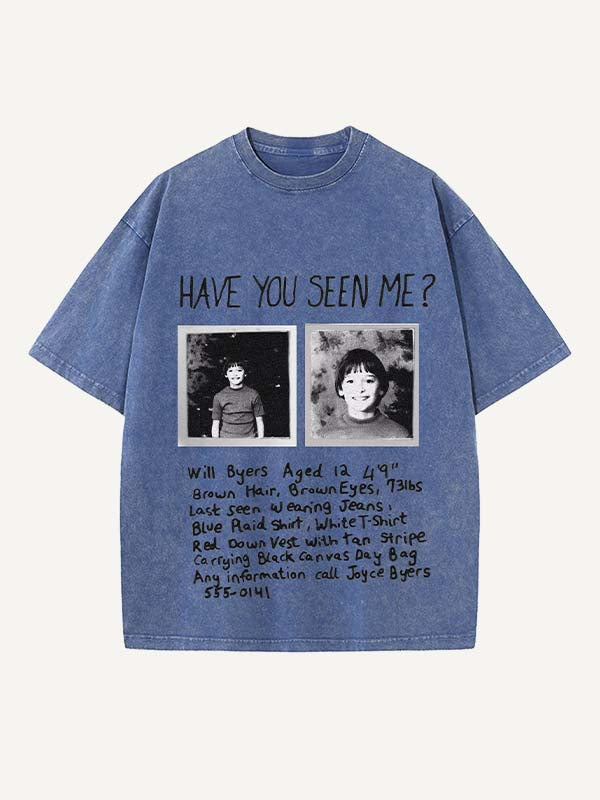 Stranger Things Print Round Neck T-shirt