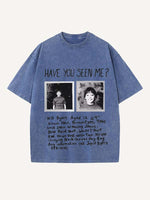 Stranger Things Print Round Neck T-shirt