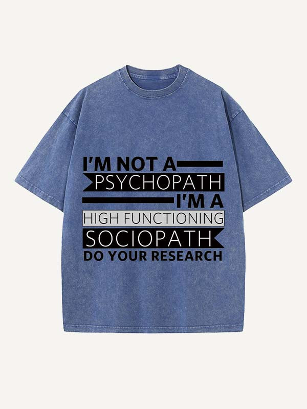 Sherlock Print Round Neck T-shirt