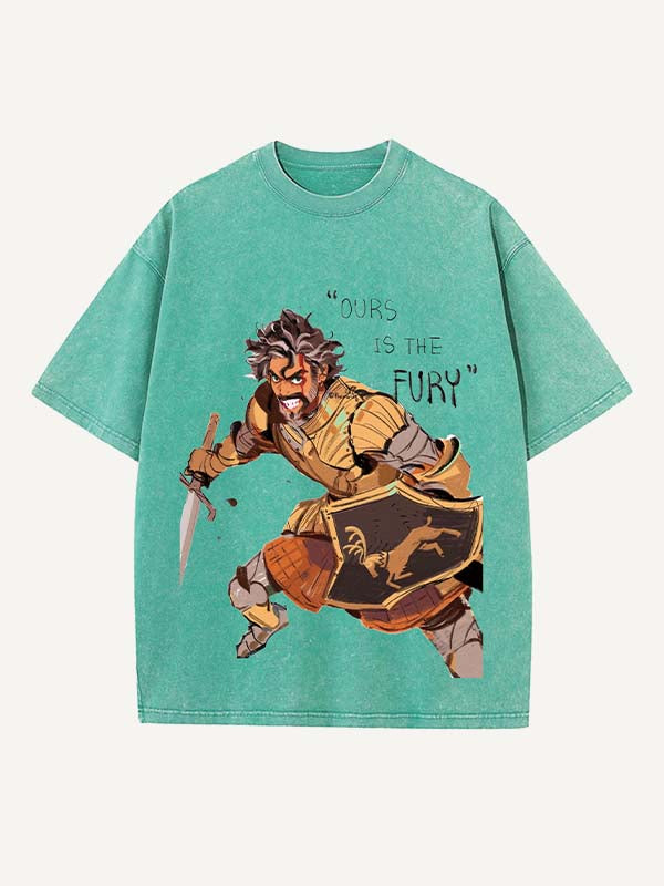 A Knight of the Seven Kingdoms Print Round Neck T-shirt