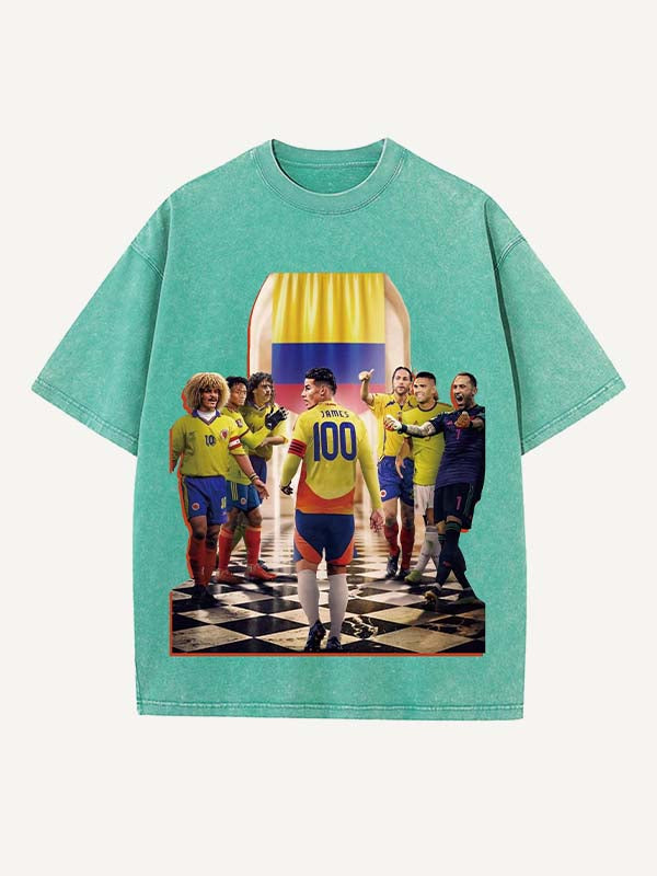 James Rodríguez Print Round Neck T-shirt