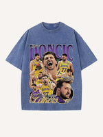 Luka Dončić Print Round Neck T-shirt