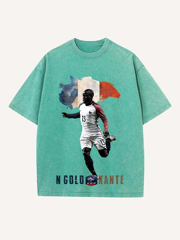 N'Golo Kanté Print Round Neck T-shirt