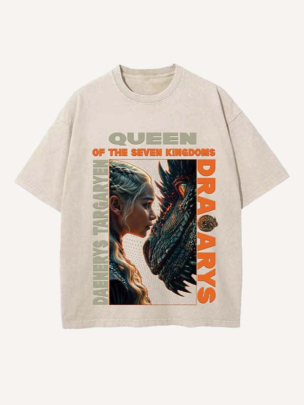 Game of Thrones Print Round Neck T-shirt