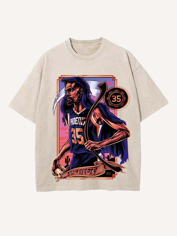 Kevin Durant Print Round Neck T-shirt