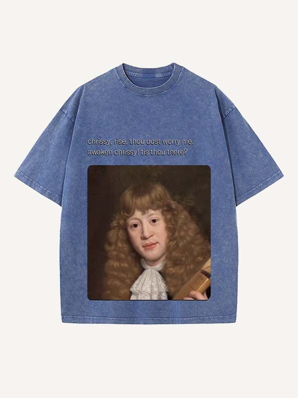 Stranger Things Print Round Neck T-shirt