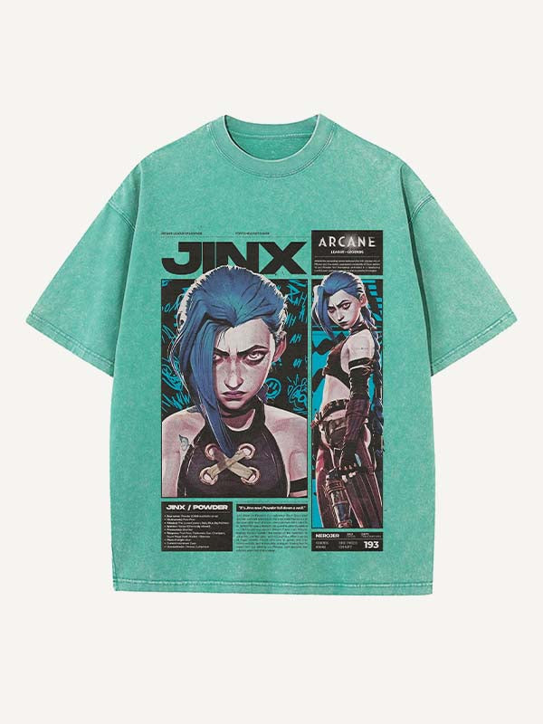 Arcane Print Round Neck T-shirt