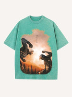 Attack on Titan Print Round Neck T-shirt