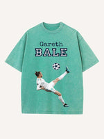 Gareth Bale Print Round Neck T-shirt