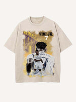 Vinícius Júnior Print Round Neck T-shirt