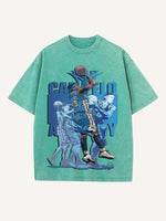 Carmelo Anthony Print Round Neck T-shirt