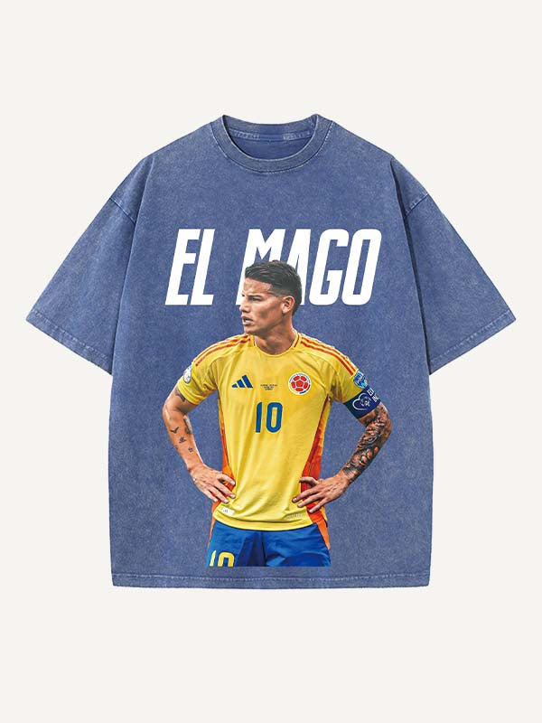 James Rodríguez Print Round Neck T-shirt