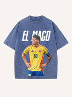 James Rodríguez Print Round Neck T-shirt