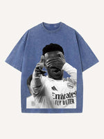 Vinícius Júnior Print Round Neck T-shirt