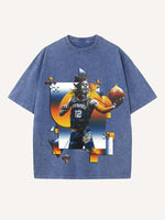 Ja Morant Print Round Neck T-shirt