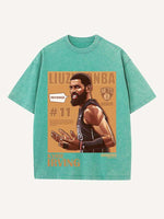 Kyrie Irving Print Round Neck T-shirt