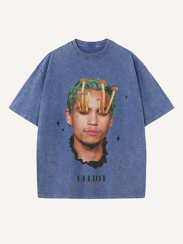 Euphoria Print Round Neck T-shirt