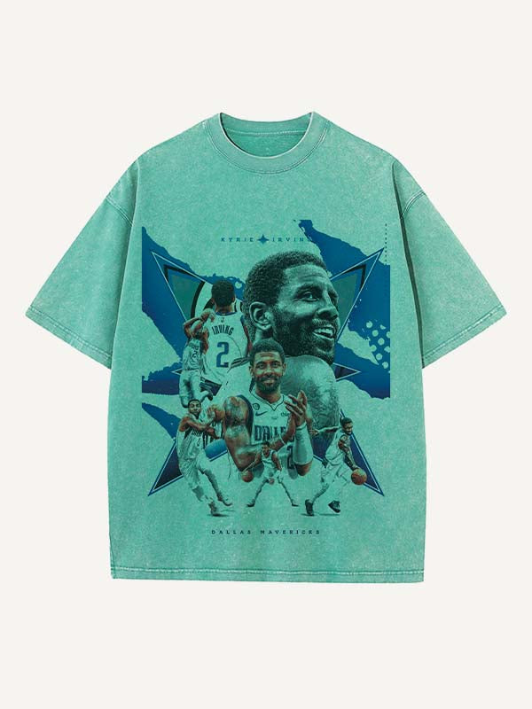 Kyrie Irving Print Round Neck T-shirt