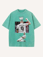 Karim Benzema Print Round Neck T-shirt