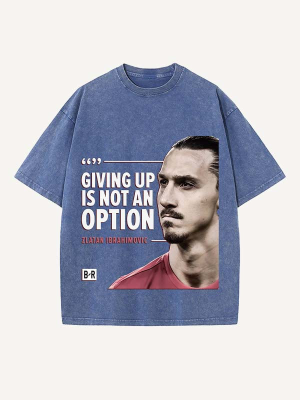 Zlatan Ibrahimović Print Round Neck T-shirt