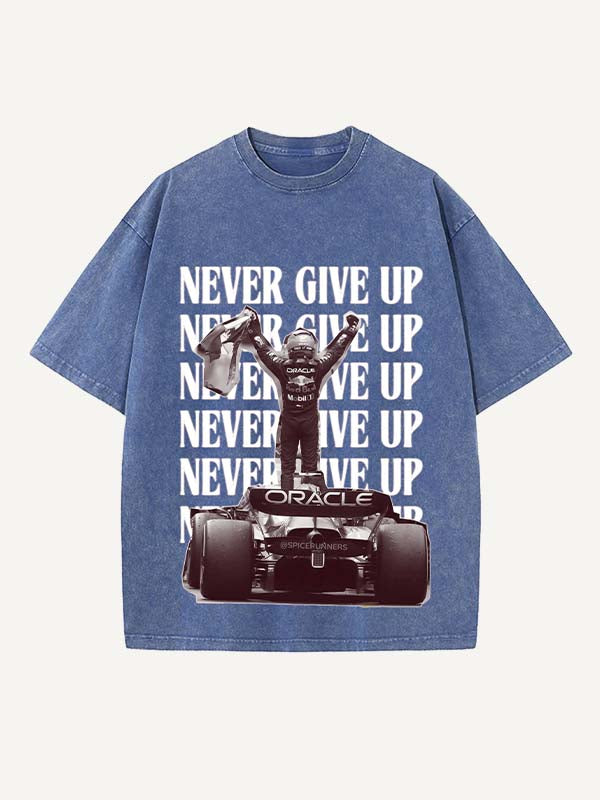 Sergio Perez Print Round Neck T-shirt