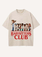 Stranger Things Print Round Neck T-shirt