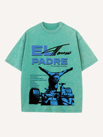 Fernando Alonso Print Round Neck T-shirt