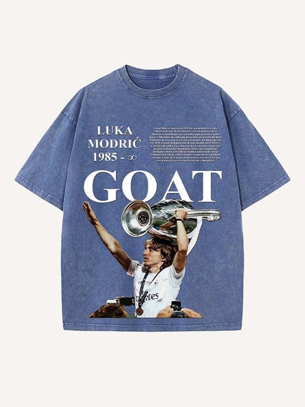 Luka Modrić Print Round Neck T-shirt