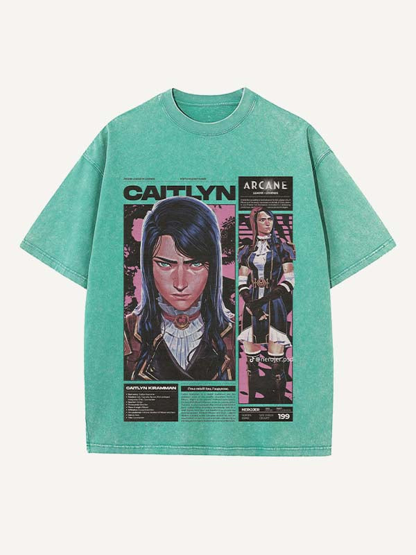 Arcane Print Round Neck T-shirt