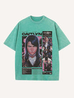 Arcane Print Round Neck T-shirt