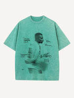 Kylian Mbappé Print Round Neck T-shirt