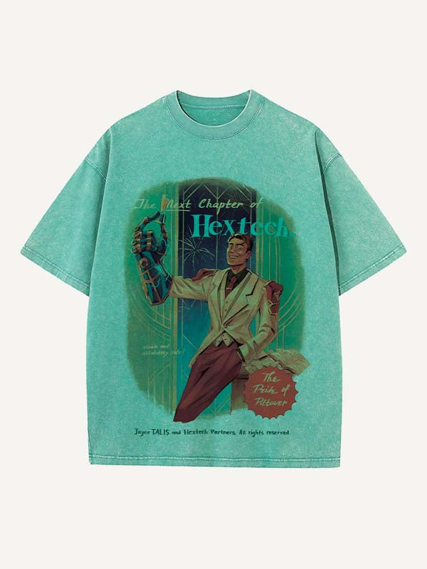 Arcane Print Round Neck T-shirt