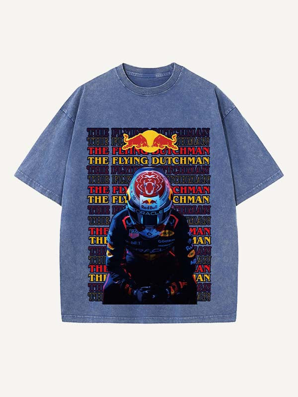 Max Verstappen Print Round Neck T-shirt