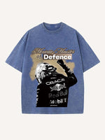 Sergio Perez Print Round Neck T-shirt