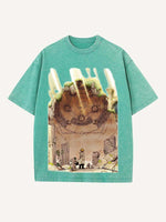 Fullmetal Alchemist Print Round Neck T-shirt