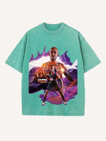 Chris Paul Print Round Neck T-shirt