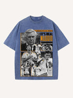 Real Madrid Print Round Neck T-shirt