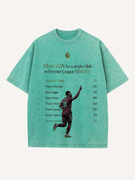 Mohamed Salah Print Round Neck T-shirt