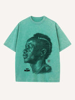 Sadio Mané Print Round Neck T-shirt