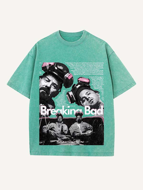 Breaking Bad Print Round Neck T-shirt