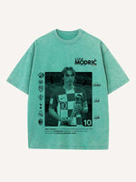 Luka Modrić Print Round Neck T-shirt