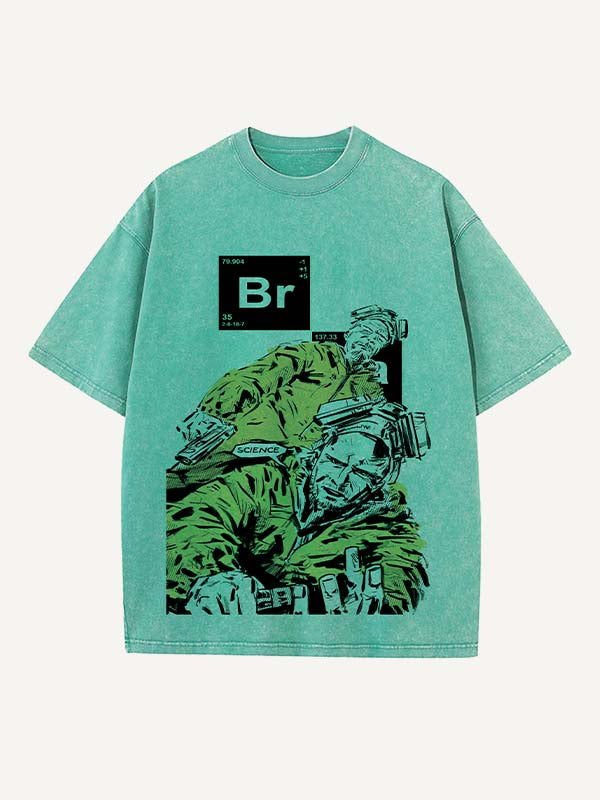 Breaking Bad Print Round Neck T-shirt