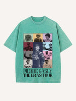 Pierre Gasly Print Round Neck T-shirt
