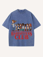 Stranger Things Print Round Neck T-shirt