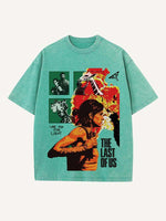 The Last of Us Print Round Neck T-shirt