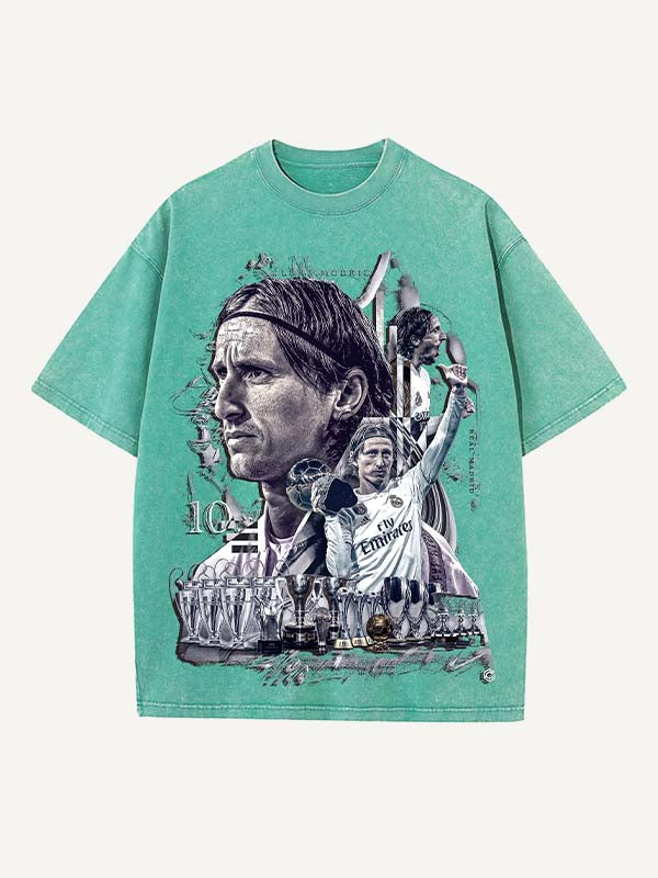 Luka Modrić Print Round Neck T-shirt