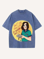 The End of the Fxxxing World Print Round Neck T-shirt